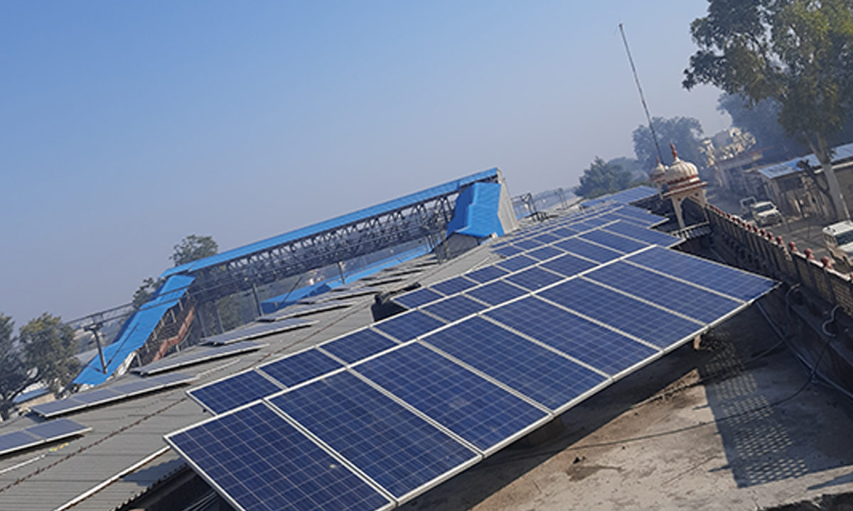 Solar Plant Installation in Dausa
