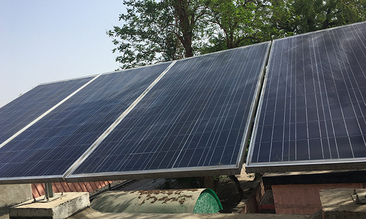 Solar Plant Installation in Bhawnaimandi