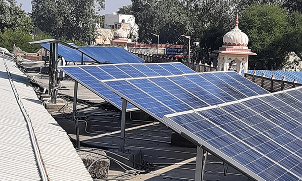 Solar Plant Installation in Dausa