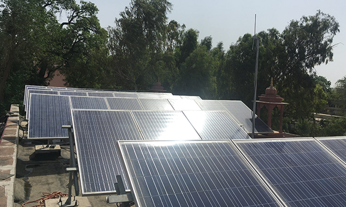 Solar Plant Installation in Bhawnaimandi