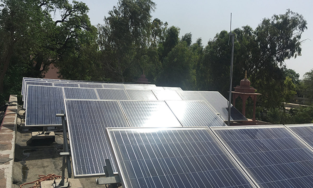 Solar Plant Installation in Bhawnaimandi