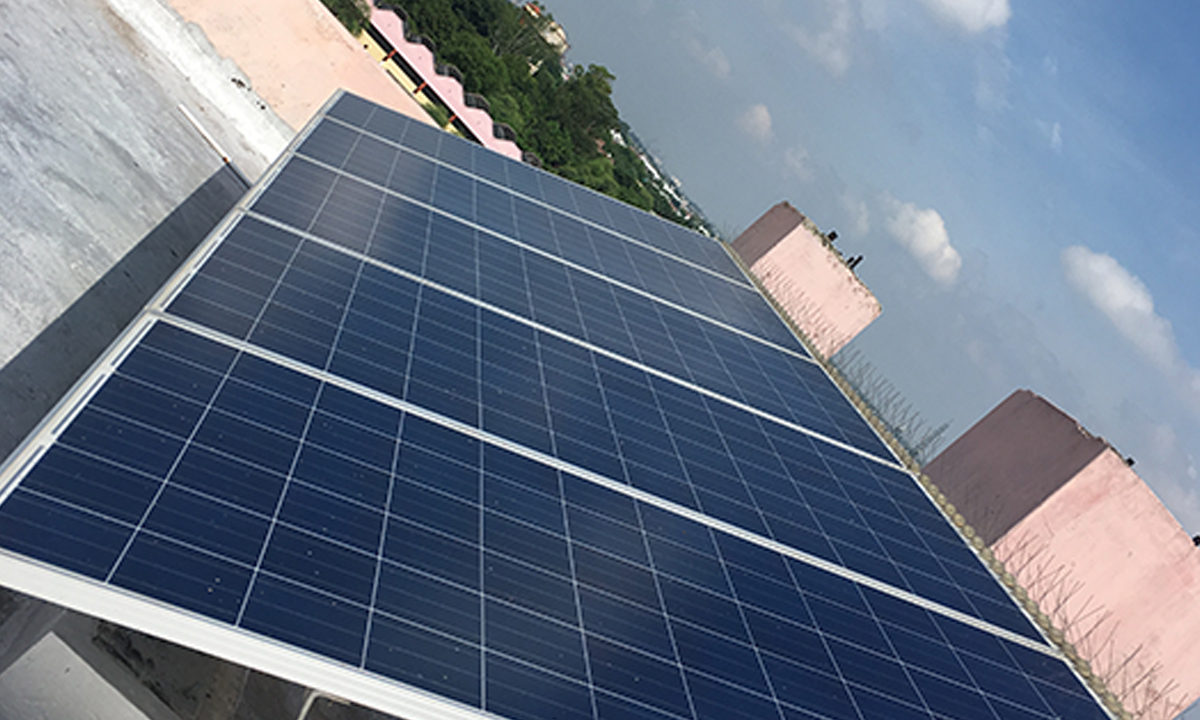 Solar Plant Installation at RDSO