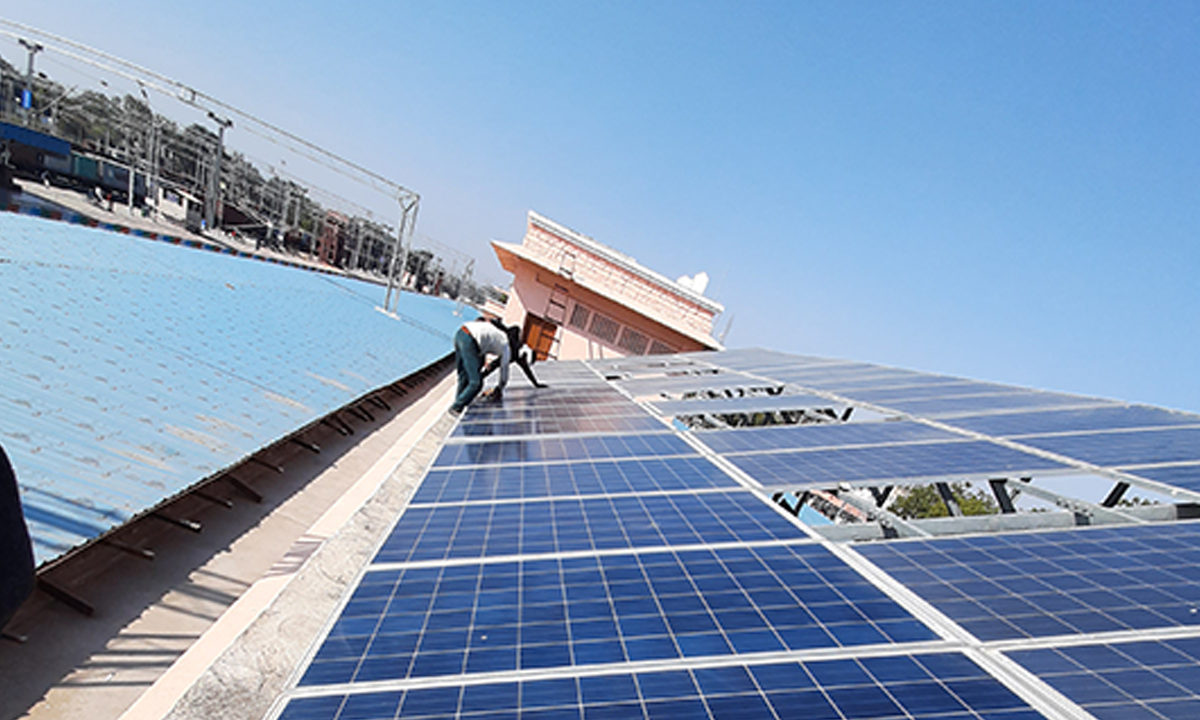 Solar Plant Installation in Phulera