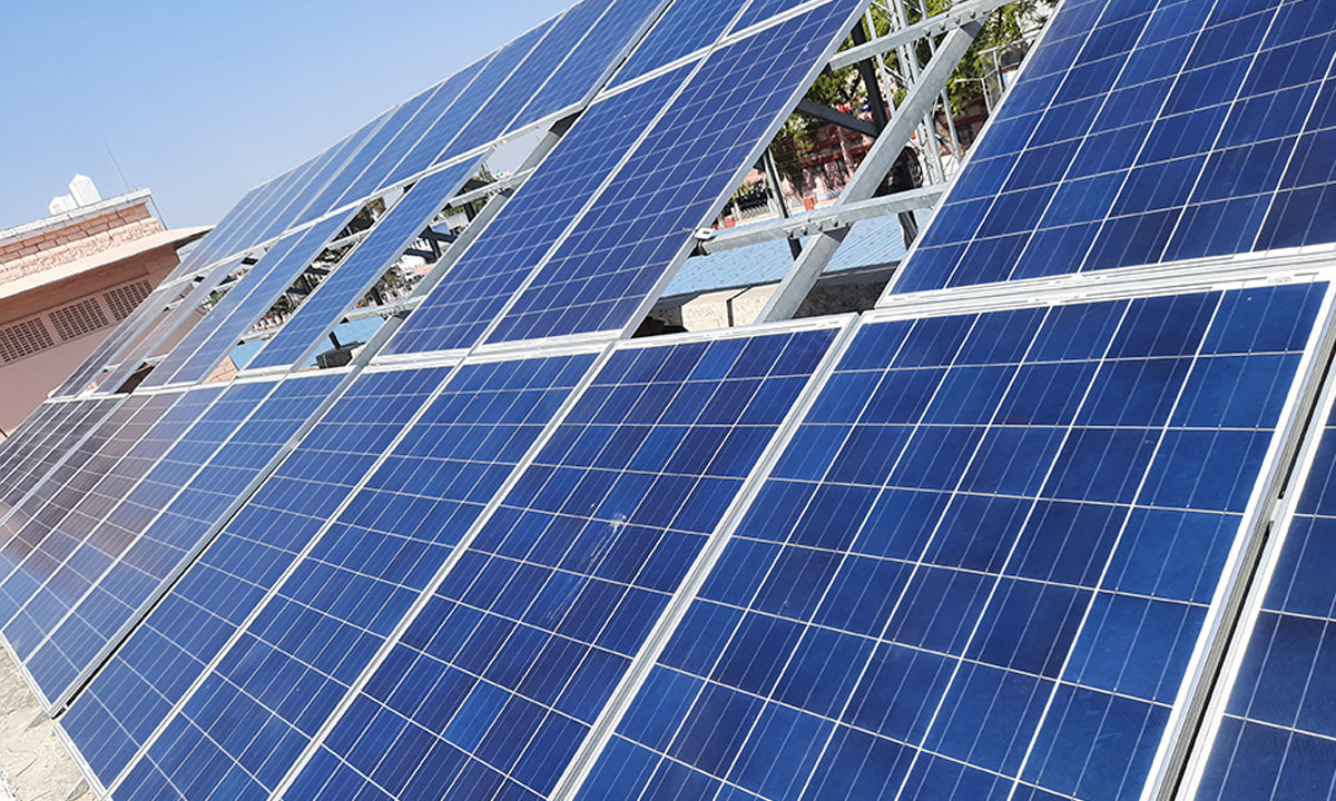 Solar Plant Installation in Phulera