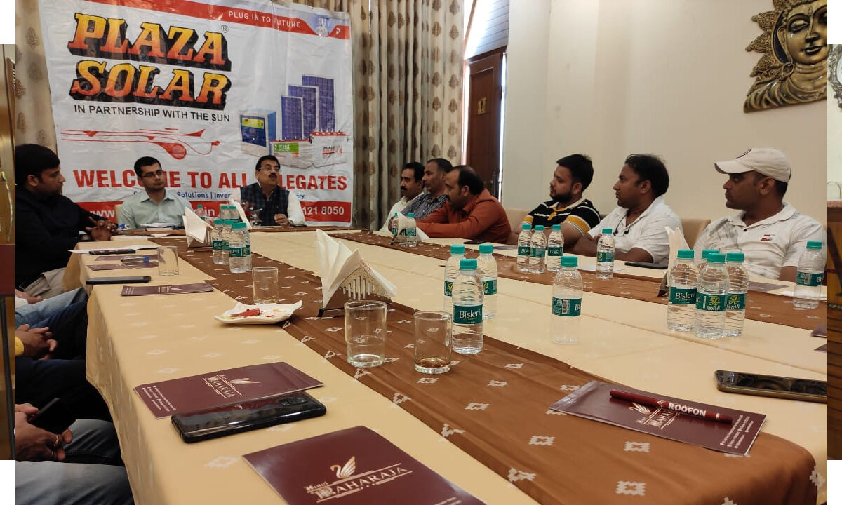 Plaza Solar Distributor meet with our Haryana Distributors.