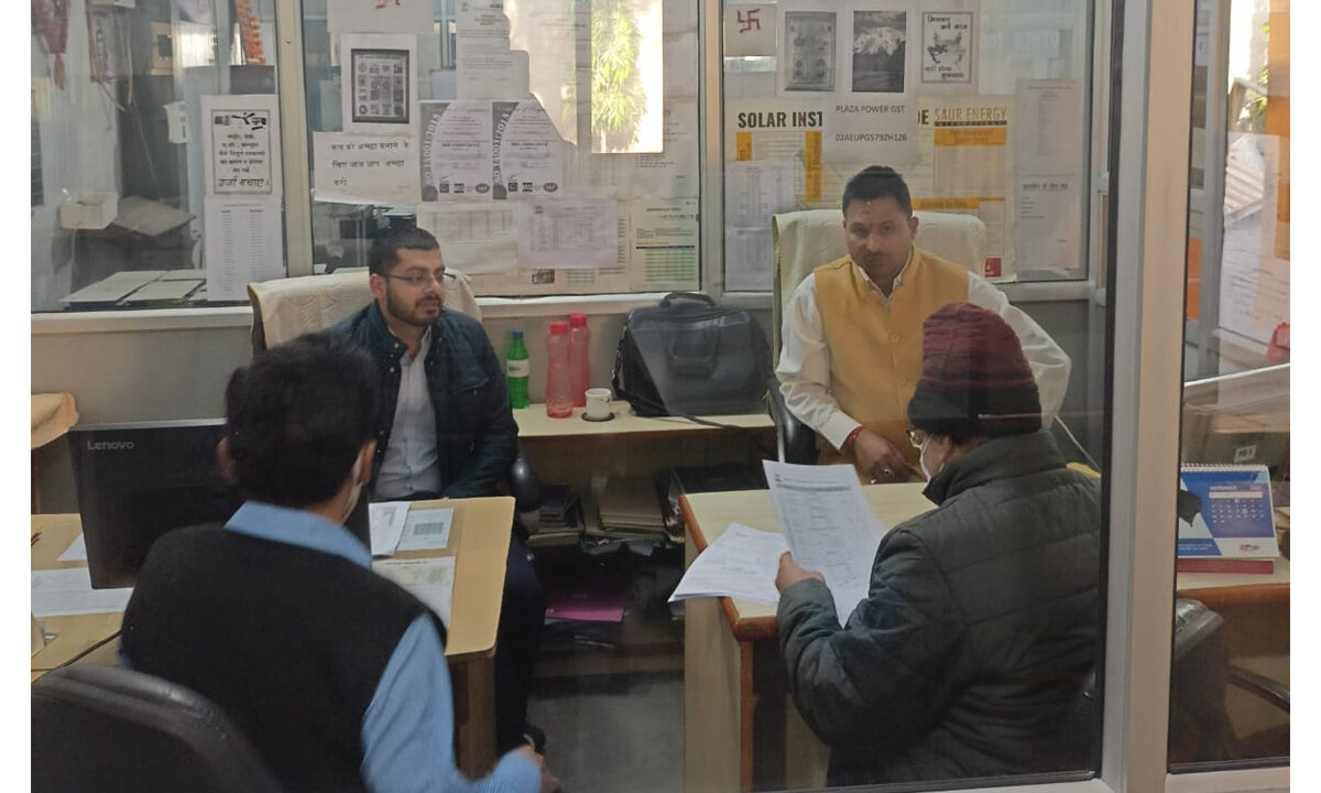 Factory inspection and survey by Shri Abhishek Sengupta ji, Director, BREDA, a precursor to Plaza Power getting empaneled with the acclaimed organization