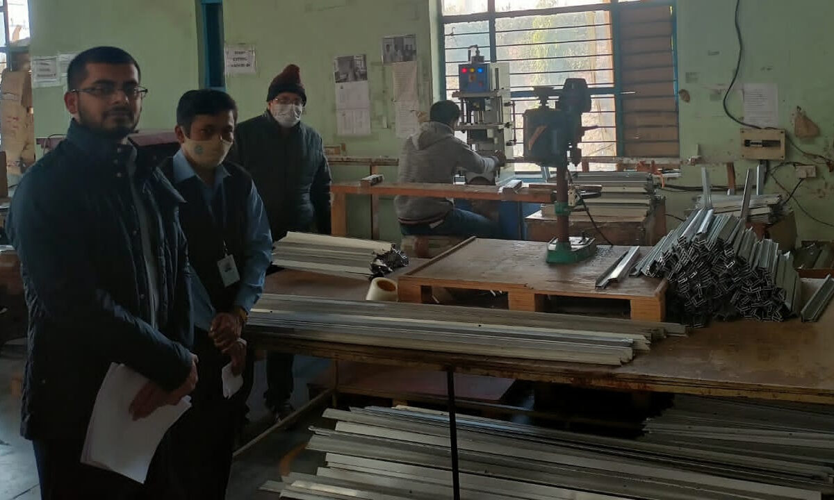 Factory inspection and survey by Shri Abhishek Sengupta ji, Director, BREDA, a precursor to Plaza Power getting empaneled with the acclaimed organization