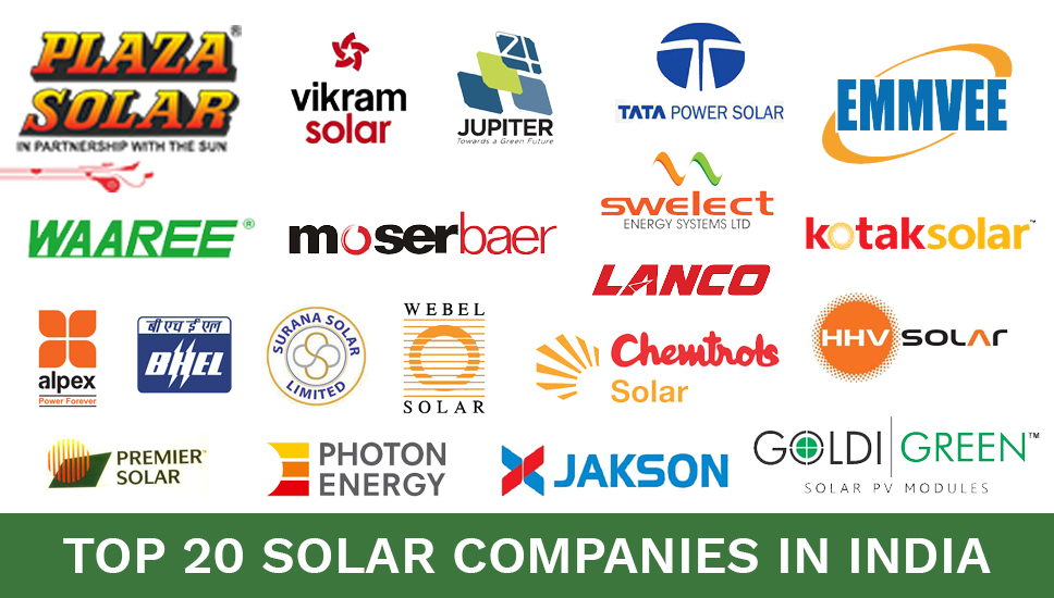 List of 19+ Best Solar Companies in India [2022] | Plaza Solar